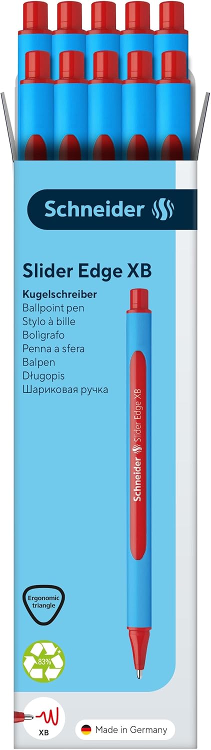 Detalle de Schneider Slider Edge XB Kugelschreiber – 10er Pack rot