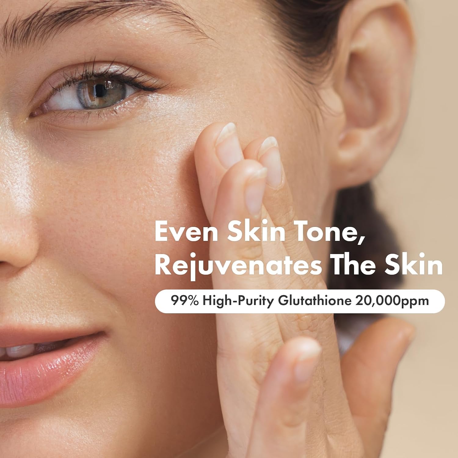 Detalle de TOSOWOONG Glutathione Serum al 99% con 20.000 ppm, niacinamide e acido ialuronico (30 ml)