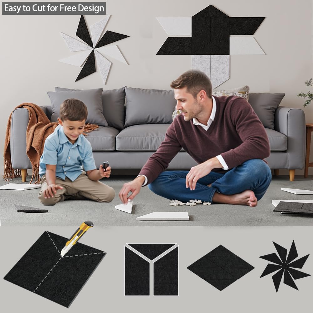 Thumbnail 4 de Uoisaiko Filz Pinnwand 30x30 cm 🧷