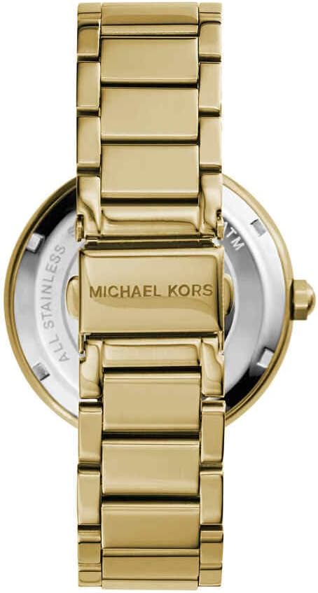 Thumbnail 2 de Michael Kors Damen-Uhren Analog Quarz 32021934 – Edelstahl, Goldton und 100 m Wasserdicht
