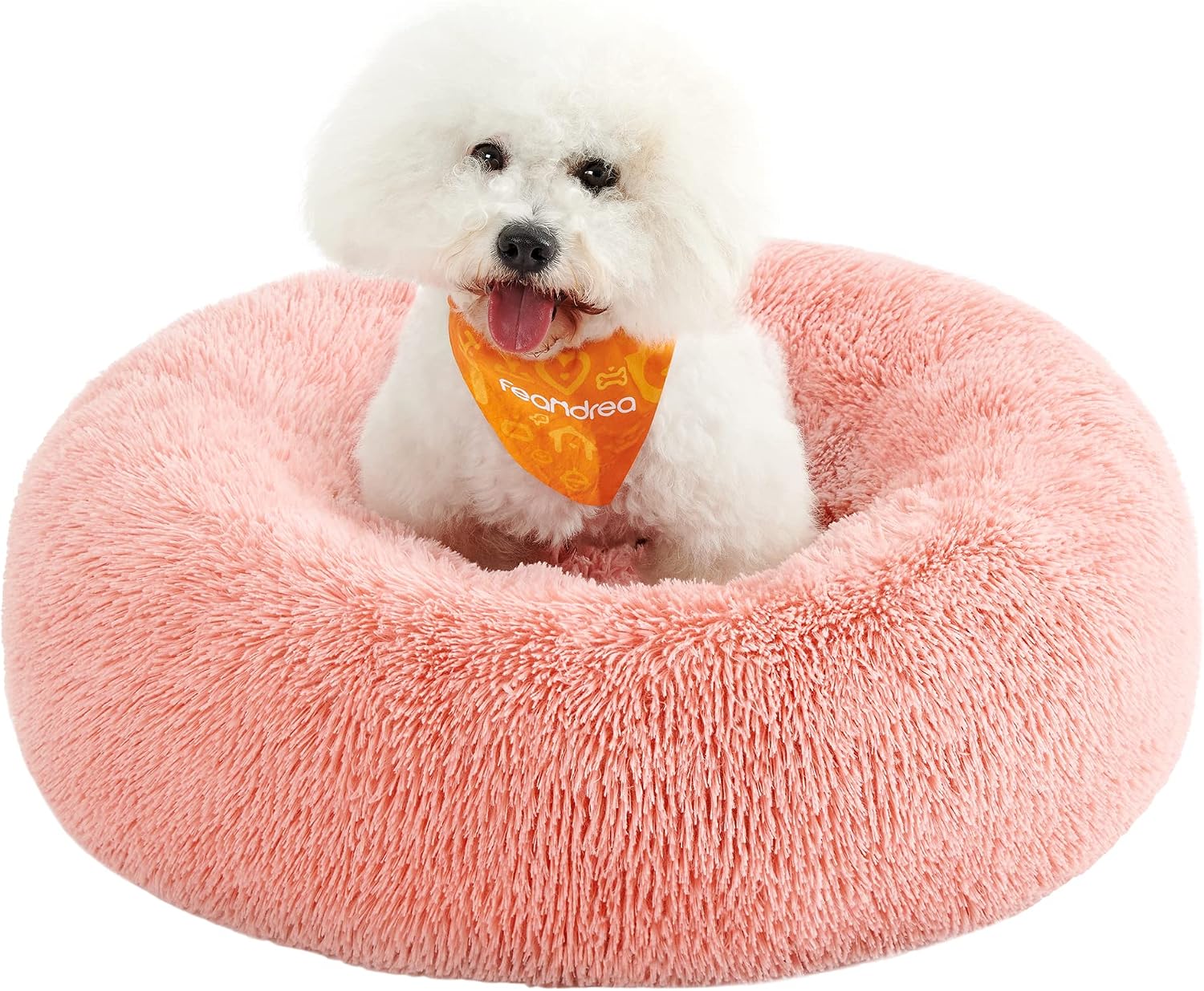 Detalle de Feandrea PGW039P01 Hundebett 70 cm Donut rosa