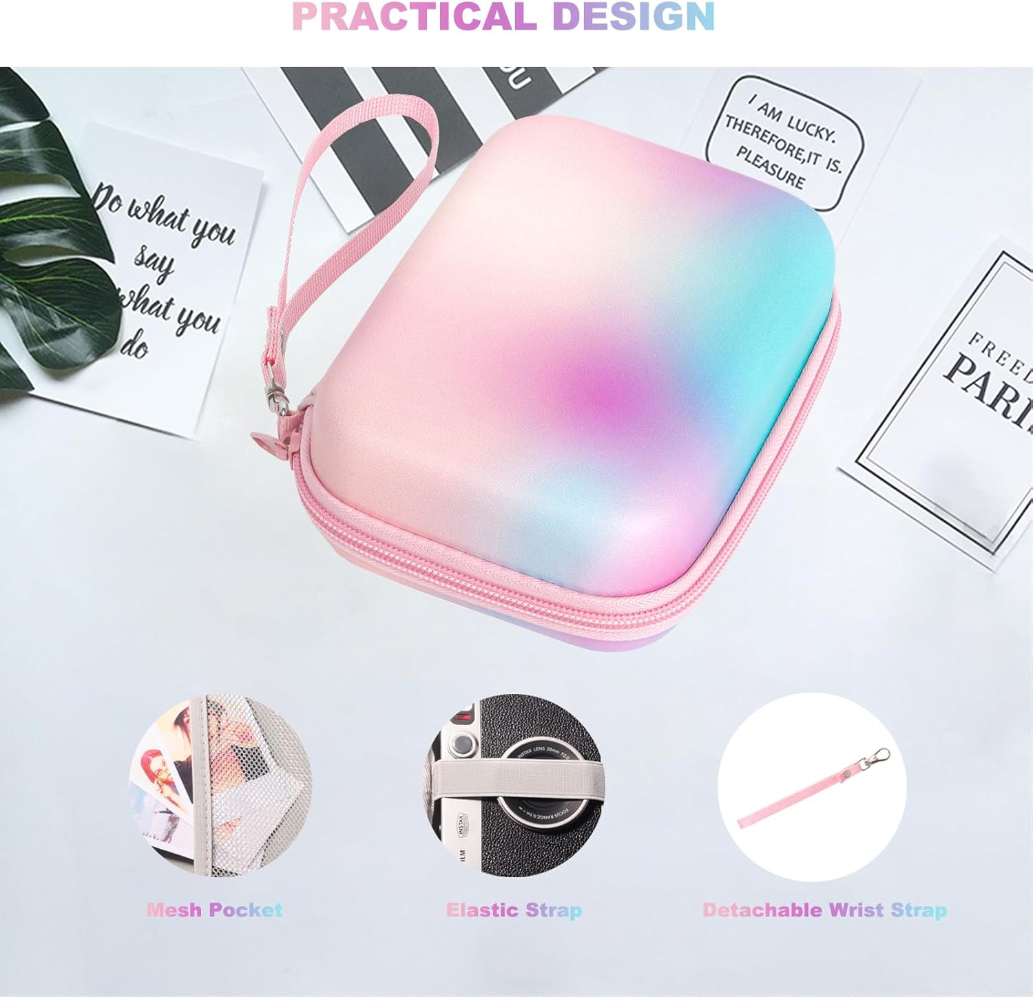 Detalle de Kamera-Hartschalenkoffer für Instax Mini EVO