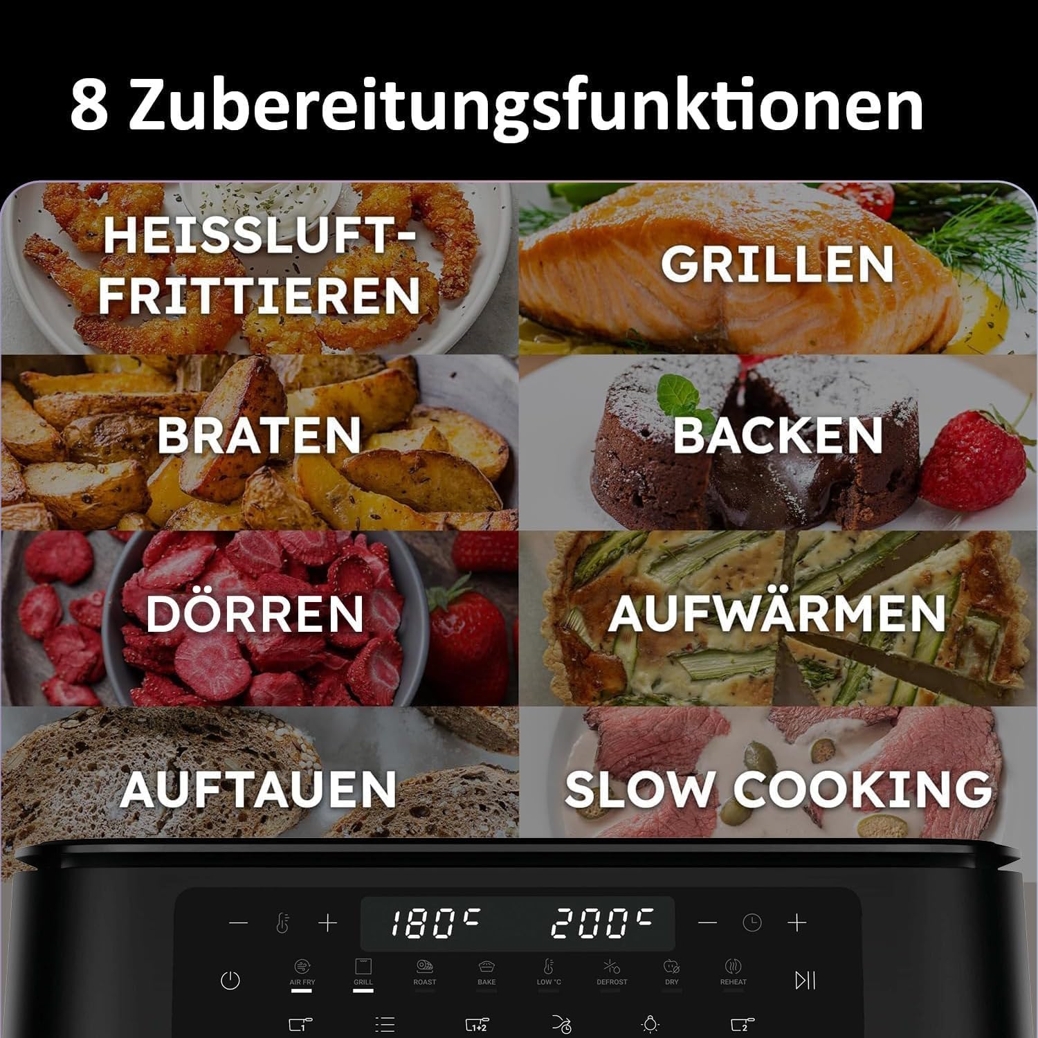 Thumbnail 4 de Haier Heißluftfritteuse Flex I 11 L Dual