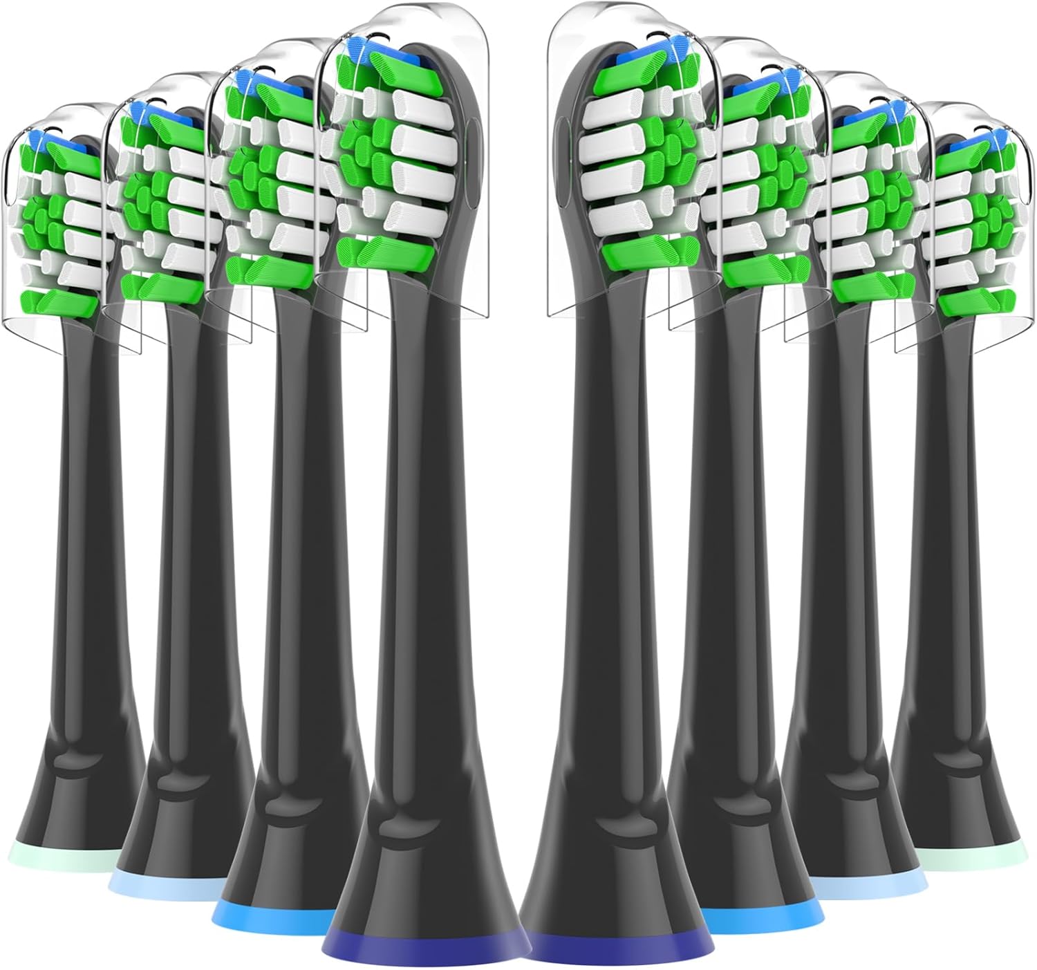 Detalle de KHBD Toothbrush Heads 8-pack compatible with Sonicare toothbrushes 🪥