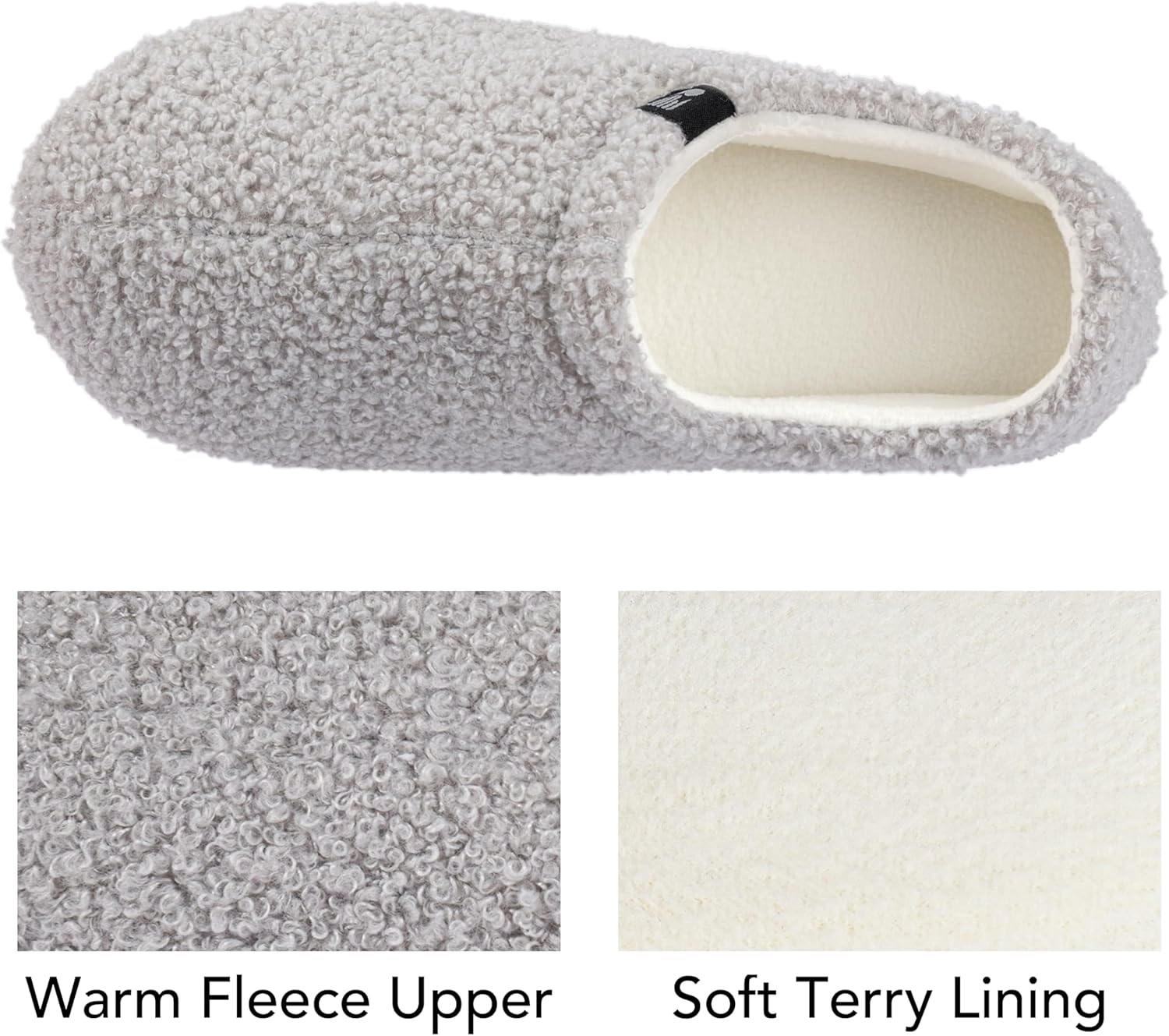 Thumbnail 4 de RockDove Teddy Fleece Indoor Slipper