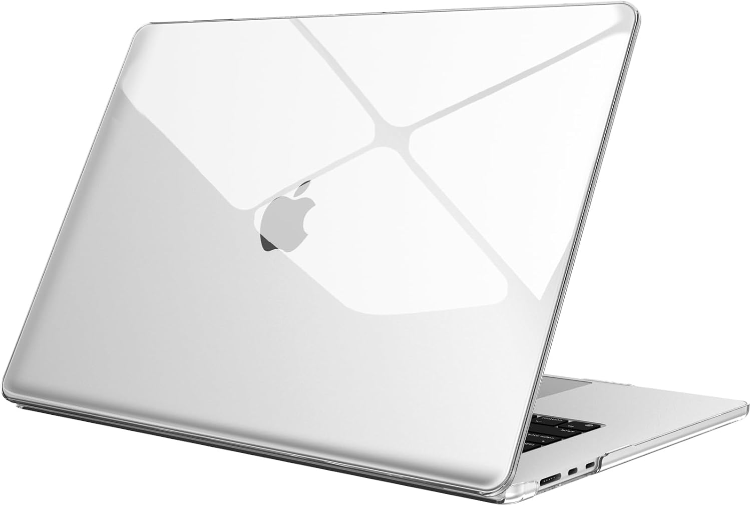Detalle de Fintie Hülle für MacBook Air 15 Zoll (M5/M4/M3/M2) A3448/A3241/A3114/A2941 – Ultradünne Hartschale, transparent