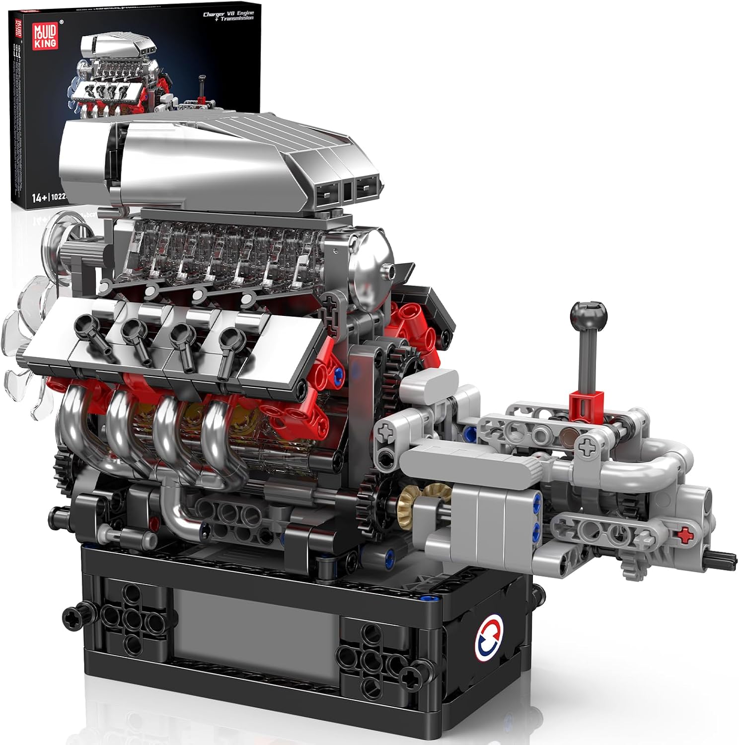 Thumbnail 6 de Mould King 10204 Technik V8 Motor Bausatz – 750 Teile