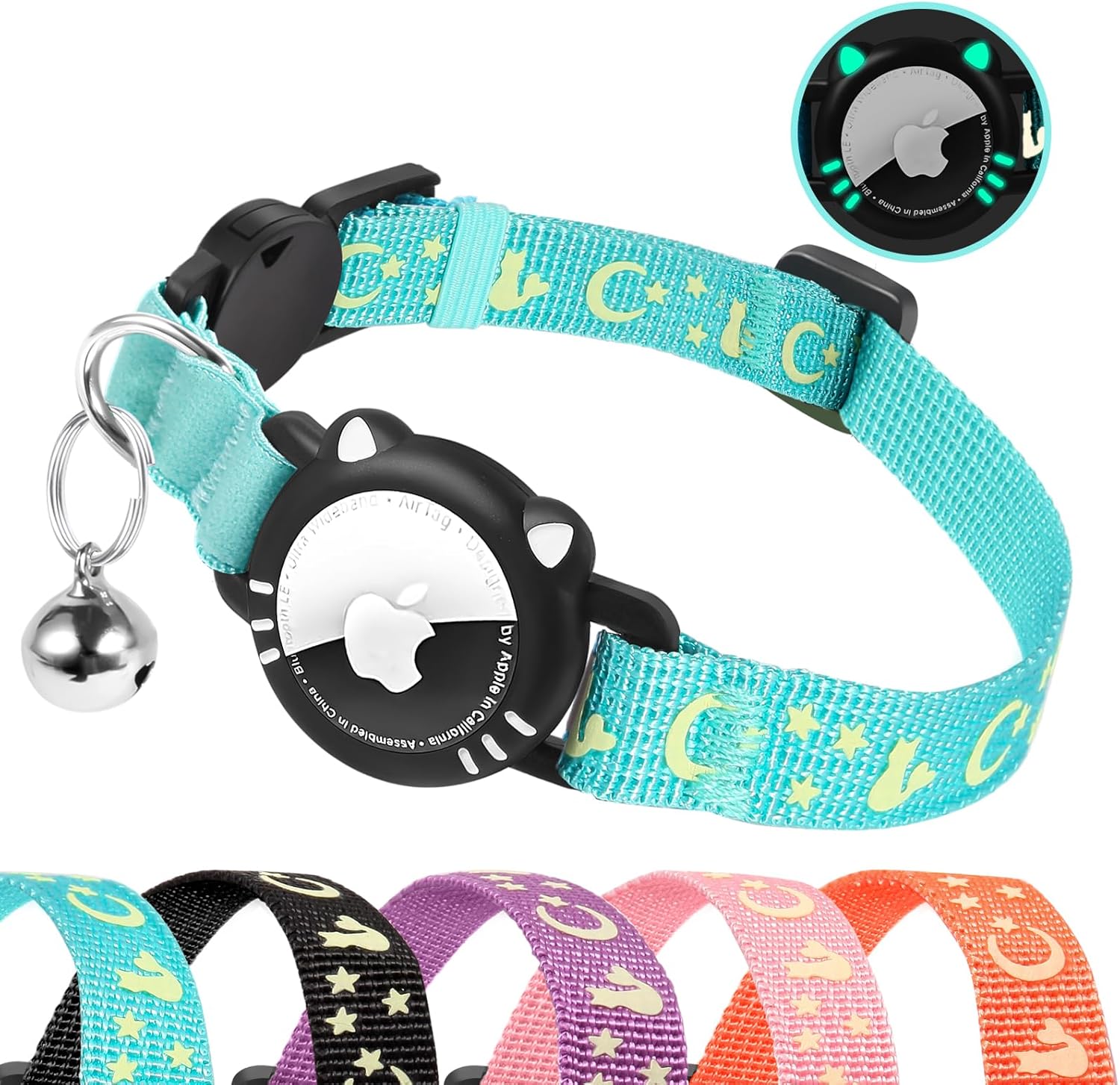 Katzenhalsband für Apple AirTag S 23-33 cm