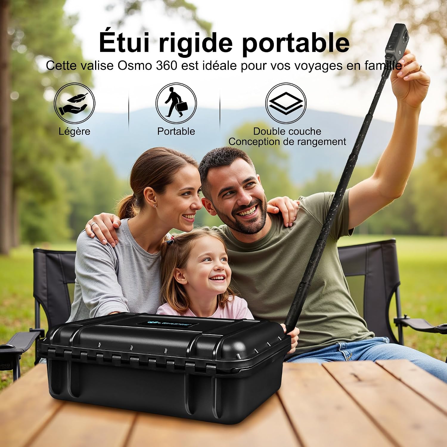 Thumbnail 6 de LEKUFEE Valise rigide étanche pour Osmo 360 31×11×24,5 cm