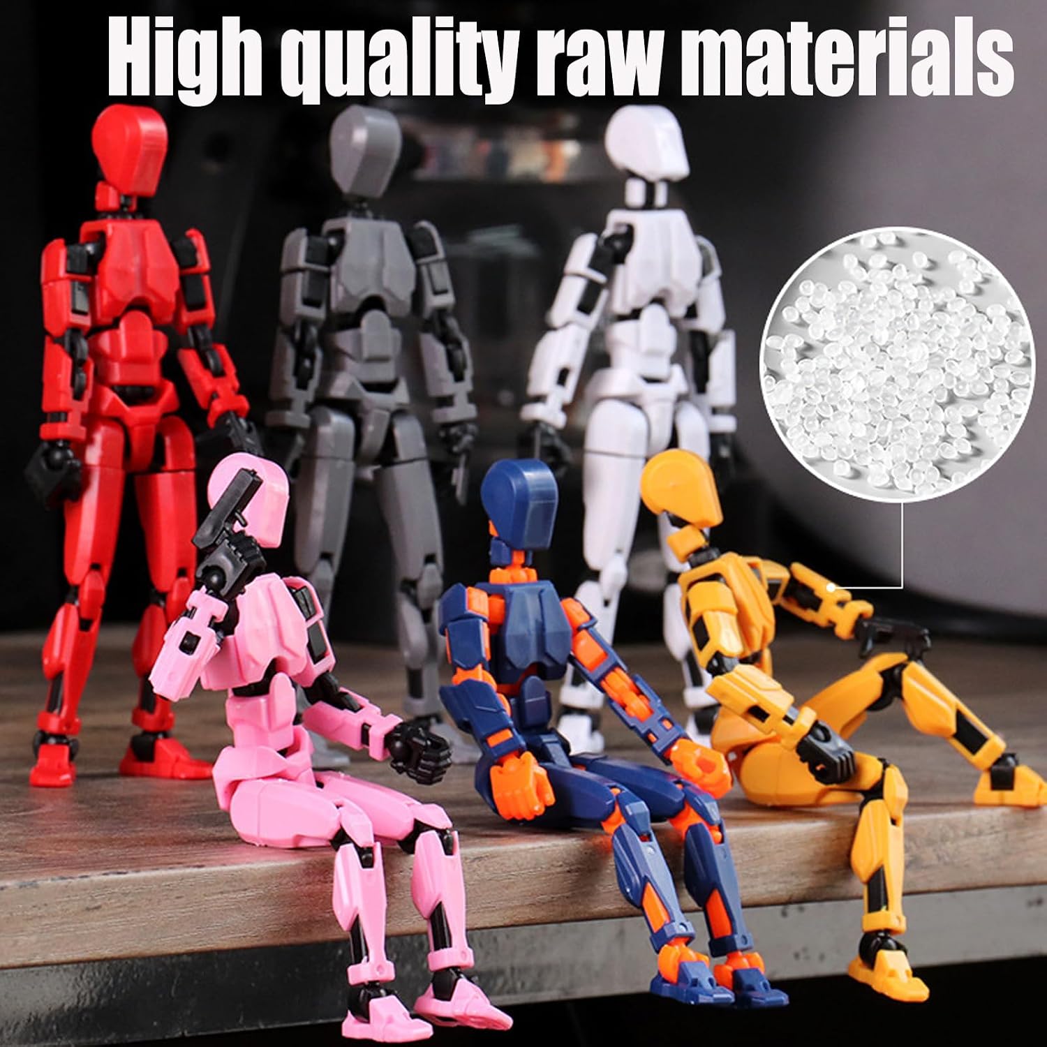 Detalle de 2026 Titan 13 Action Figure Set — 5-Piece Multi-Joint 3D Printed Collectible