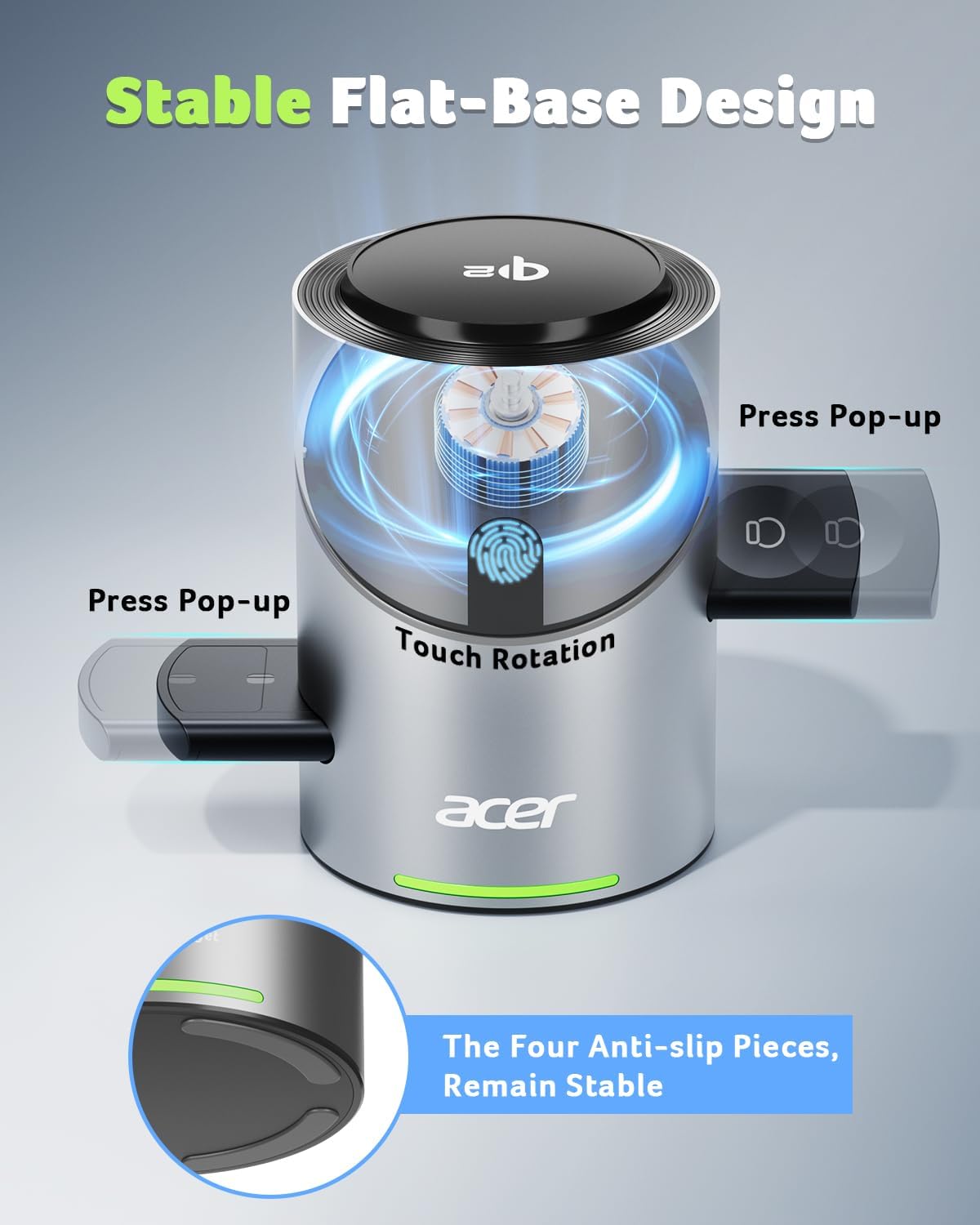 Thumbnail 6 de Acer S2 3-in-1 Apple Charging Station Qi2 15W