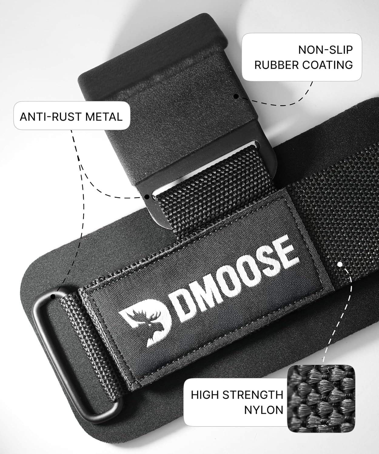 Thumbnail 2 de DMoose weight lifting hooks pair, 500 lbs
