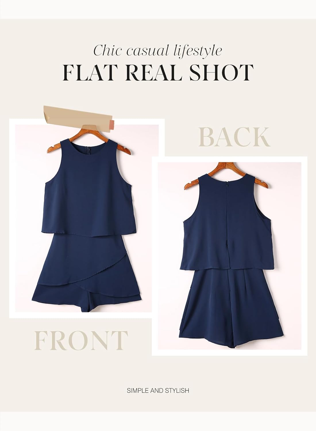 Thumbnail 3 de Dokotoo Womens Elegants Sleeveless Short Romper — Summer 2025