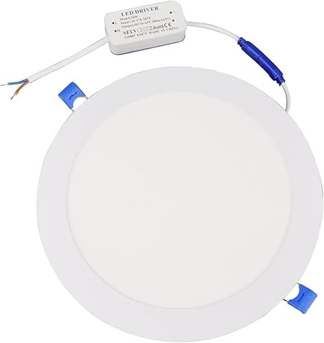 Detalle de M Ledme Pack 2 Downlight LED 220 mm 20W 2000 lm – Panel Extraplano, 4500K, IP20, Driver incluido