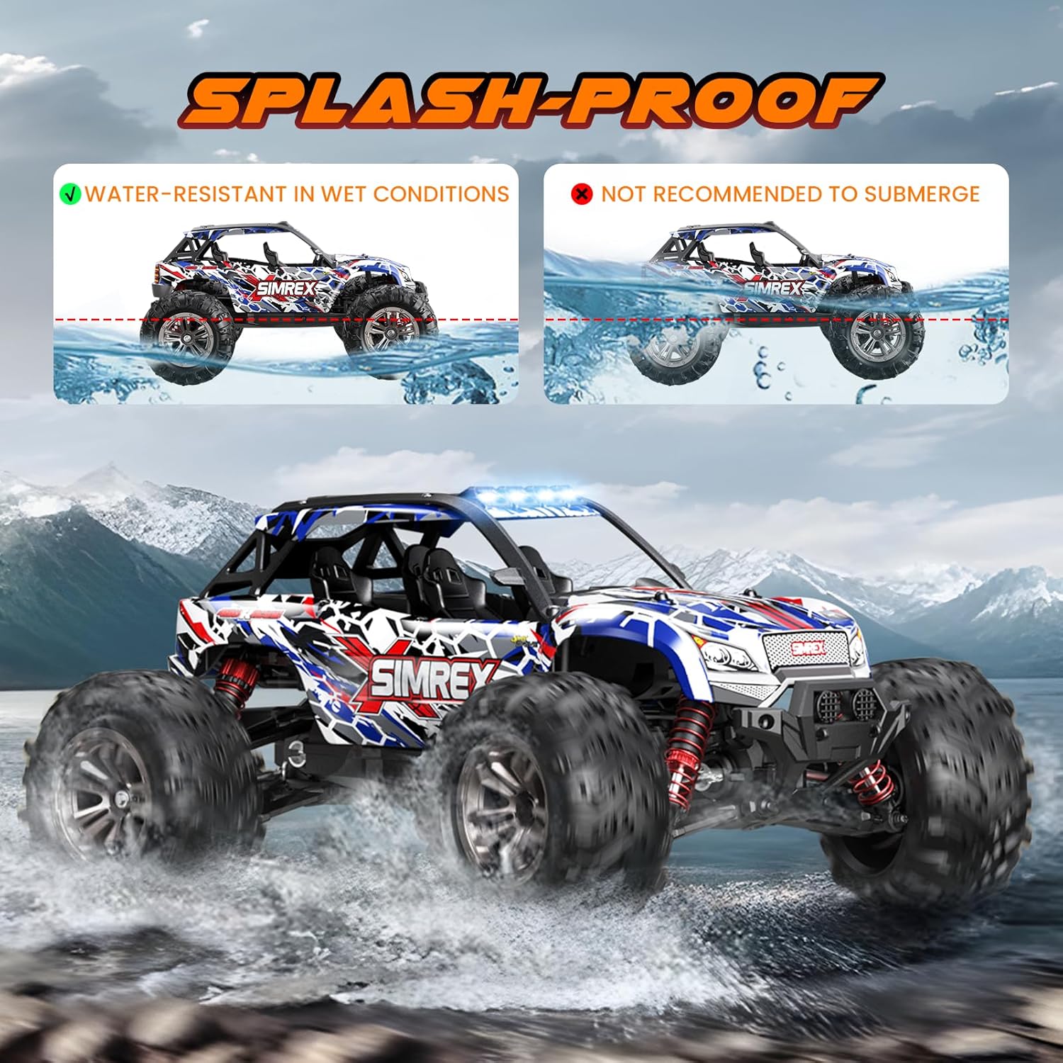 Thumbnail 6 de SIMREX 1/16 4WD 36 KPH RC Truck