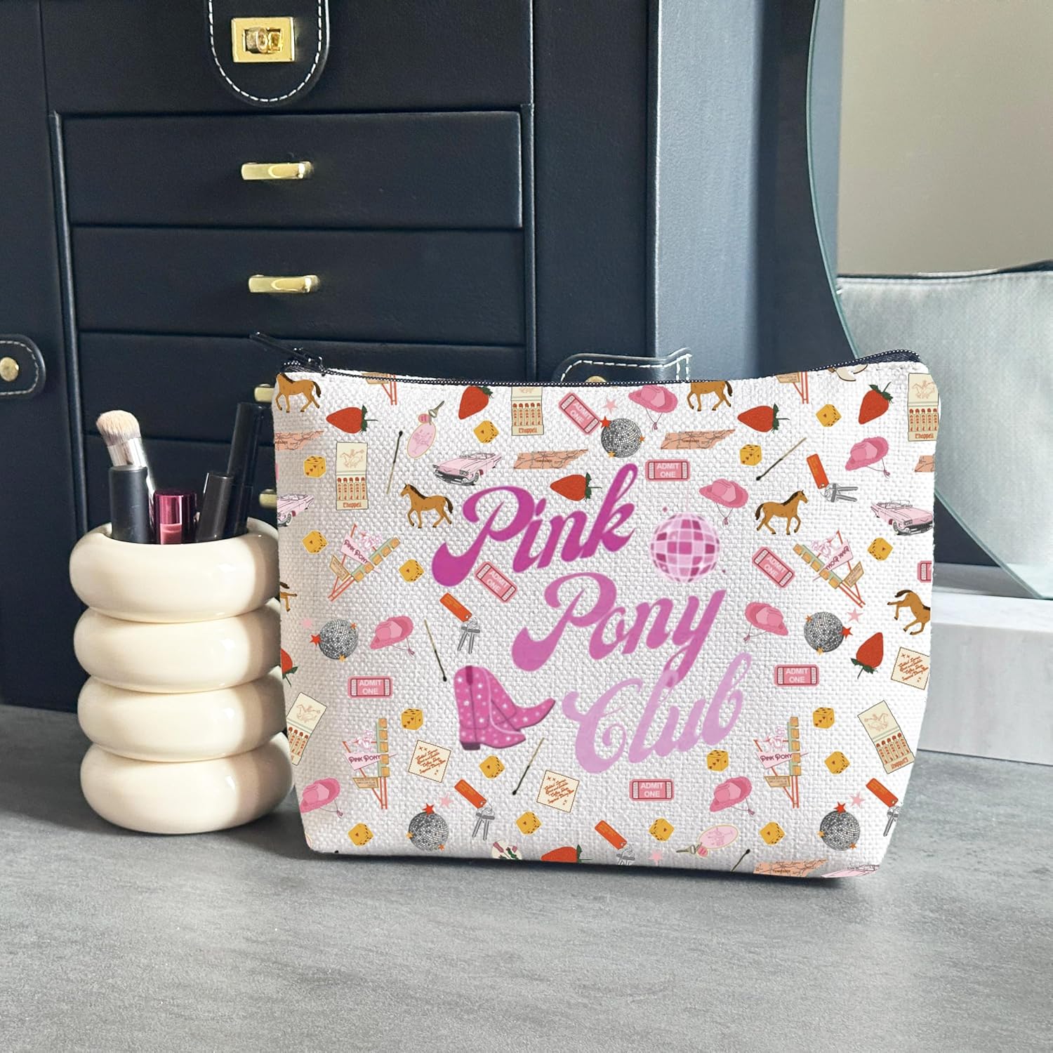 Thumbnail 5 de Midwest Princess Pink Club Makeup Bag