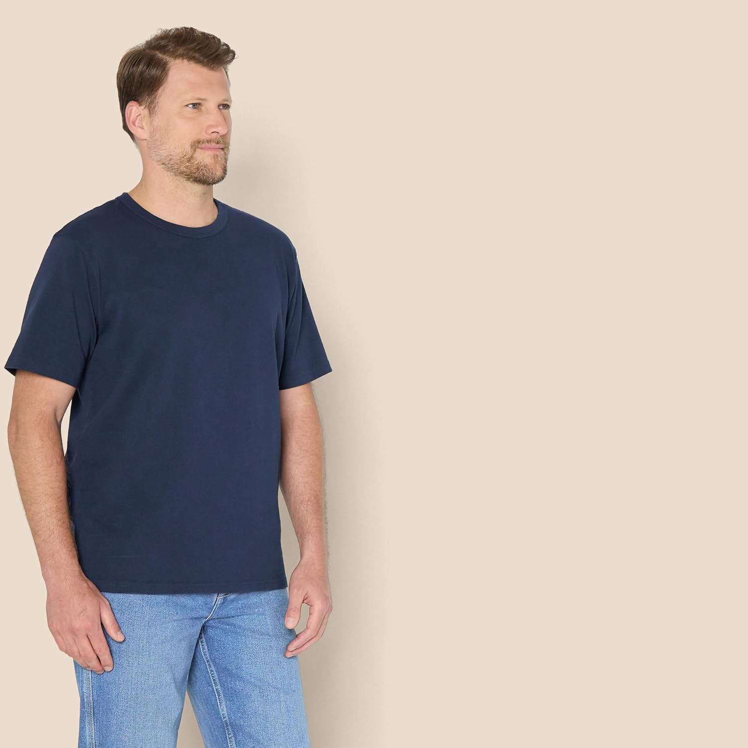 Thumbnail 3 de Amazon Essentials Herren T-Shirt aus schwerer Baumwolle mit lockerer Passform