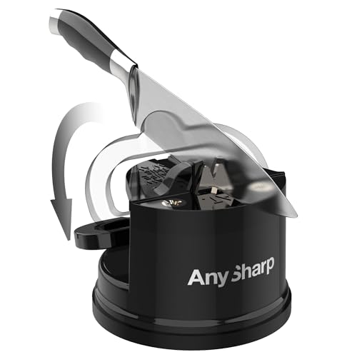 Thumbnail 1 de AnySharp Knife Sharpener: Hands-Free Safety, PowerGrip Suction and Precise, All-Kitchen Sharpening