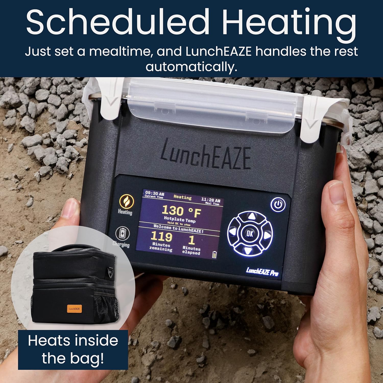 Thumbnail 5 de LunchEAZE Pro Cordless Heated Lunchbox 4-Cup 🍱