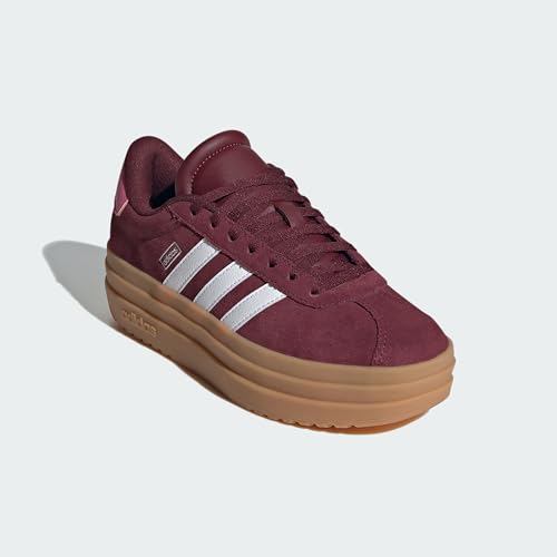 Thumbnail 6 de adidas Mixte Enfant VL Court Bold Junior – Shadow Red/Cloud White/Pink Fusion, 35,5 EU