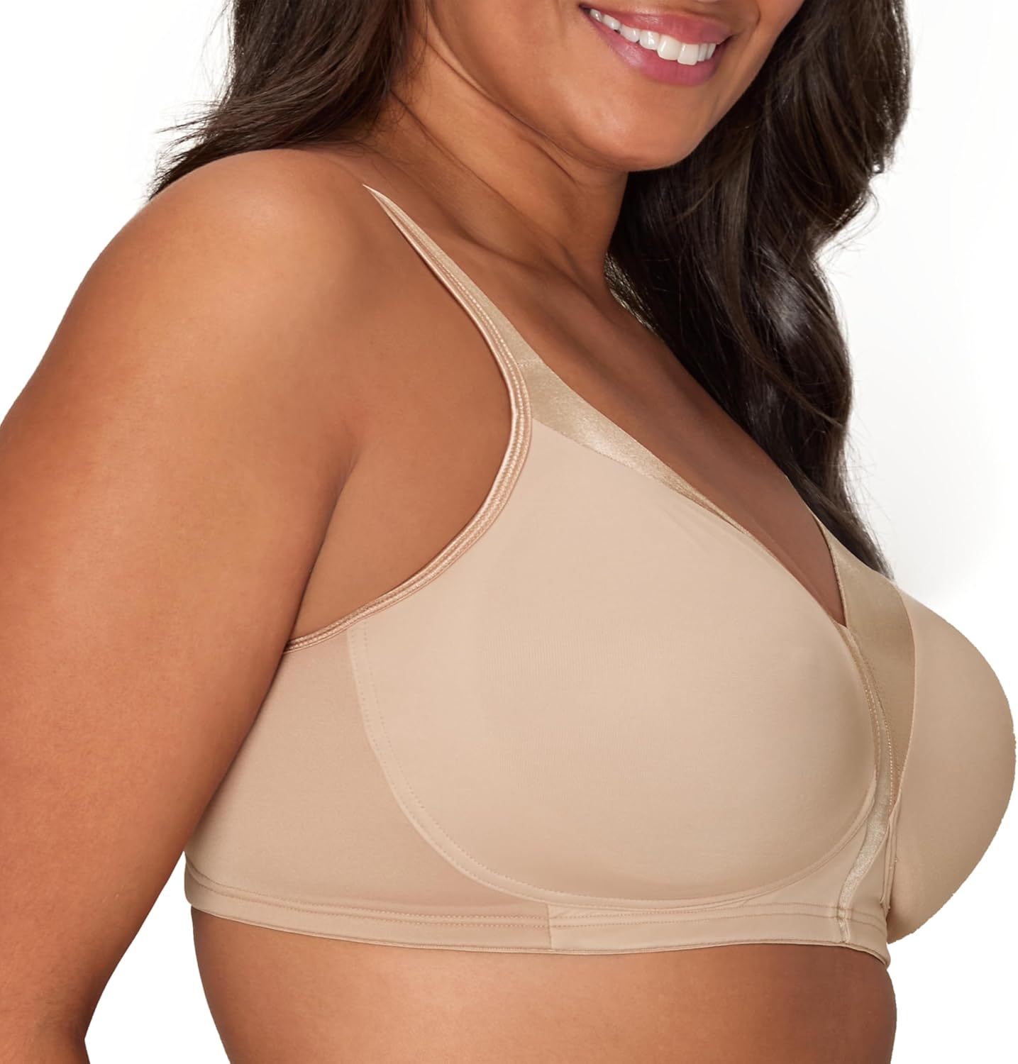 Thumbnail 3 de Playtex 18 Hour Wirefree Full Coverage T-Shirt Bra (Plus Size) — TruSUPPORT Support, 2-Pack Option
