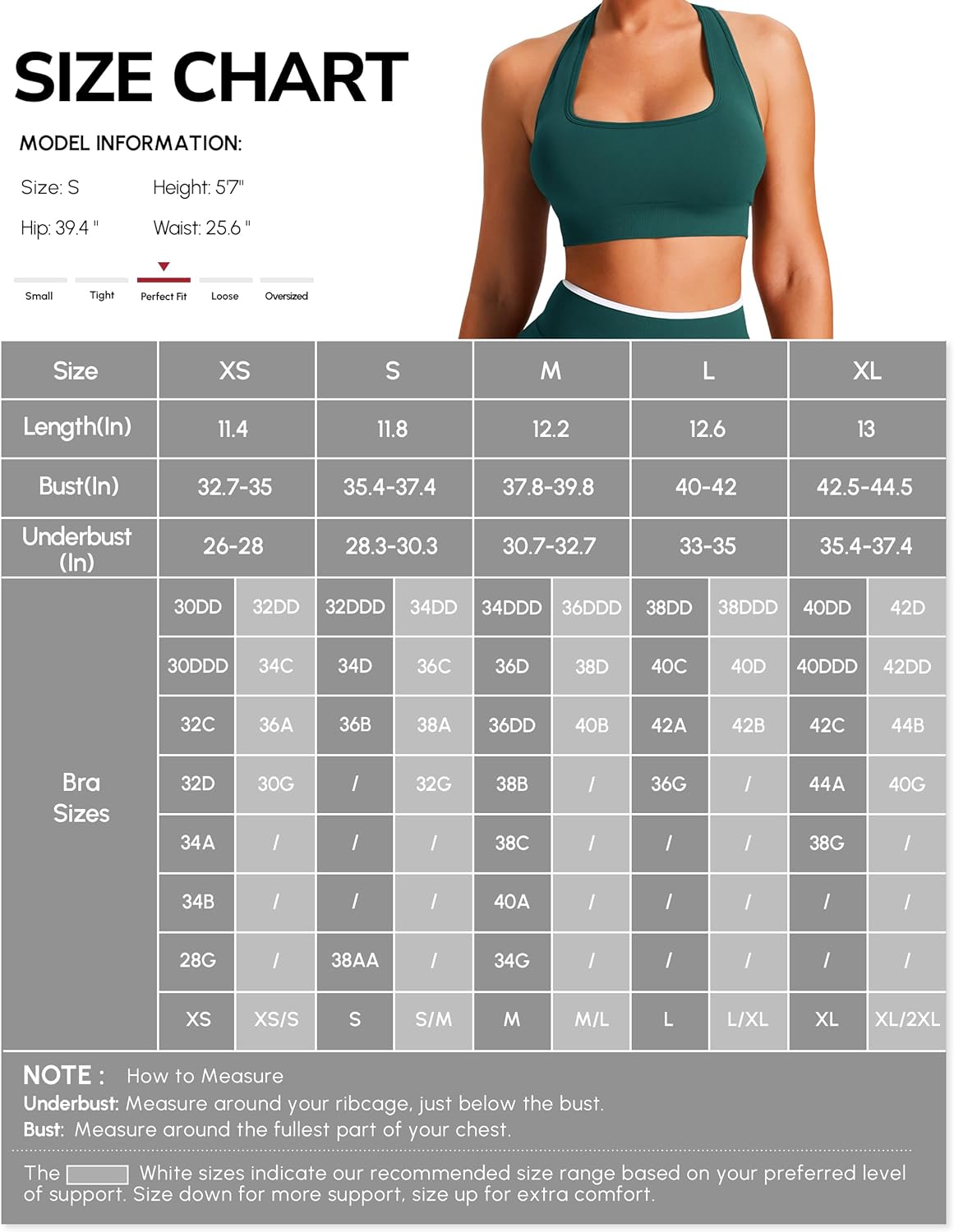 Thumbnail 4 de JOYSPELS Seamless Women’s Sports Bra with Wide Straps (Wirefree, Removable Pads)