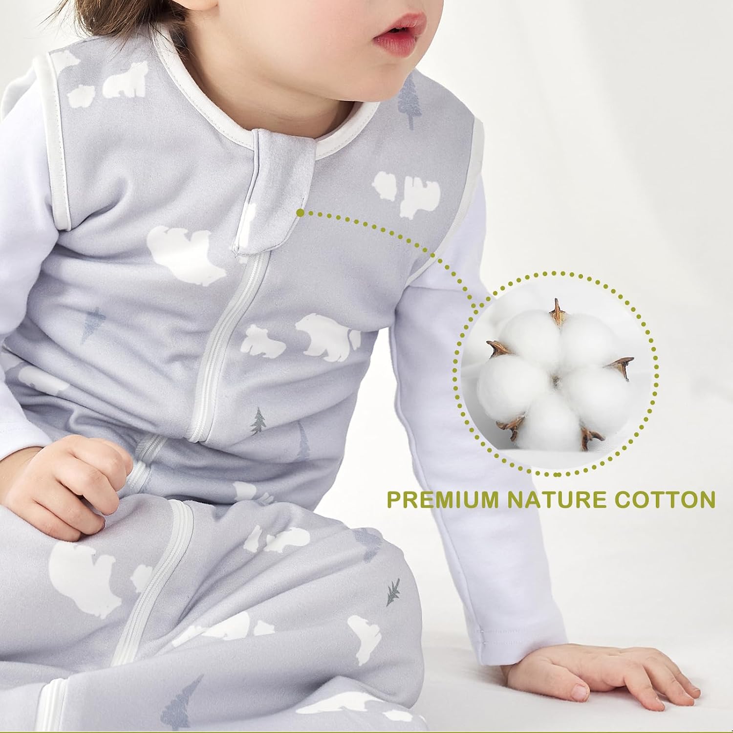 Thumbnail 4 de Nivolltha Super Soft Baby Sleeping Bag 1.5 TOG