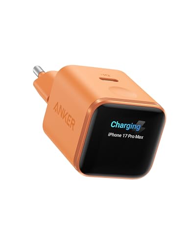 Detalle de Anker Nano Chargeur USB-C à Écran Intelligent 45W Nano — Charge rapide et gestion intelligente