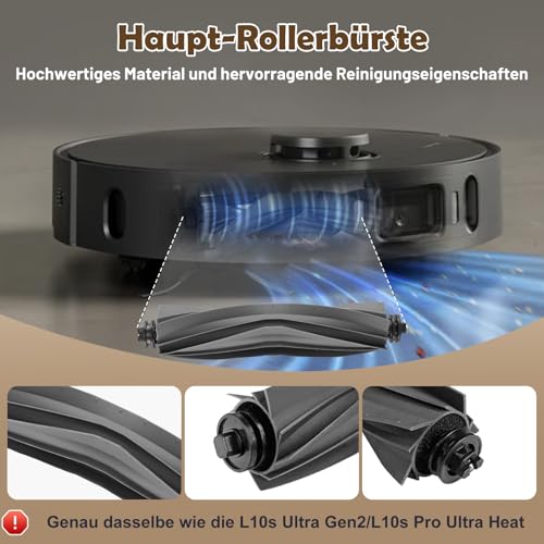 Detalle de Spofan Ersatzset für Dreame L40 Ultra AE/L40 Ultra A/L10s Ultra Gen 2 – Kompatibles Zubehörpaket