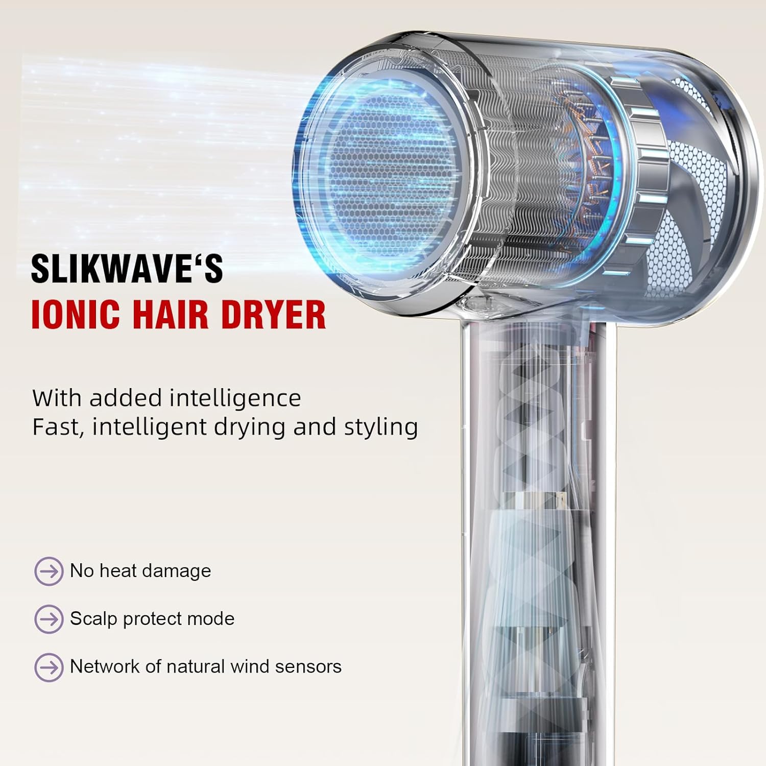Thumbnail 5 de Hair Dryer Fast Dry 1800W Professional Ionic