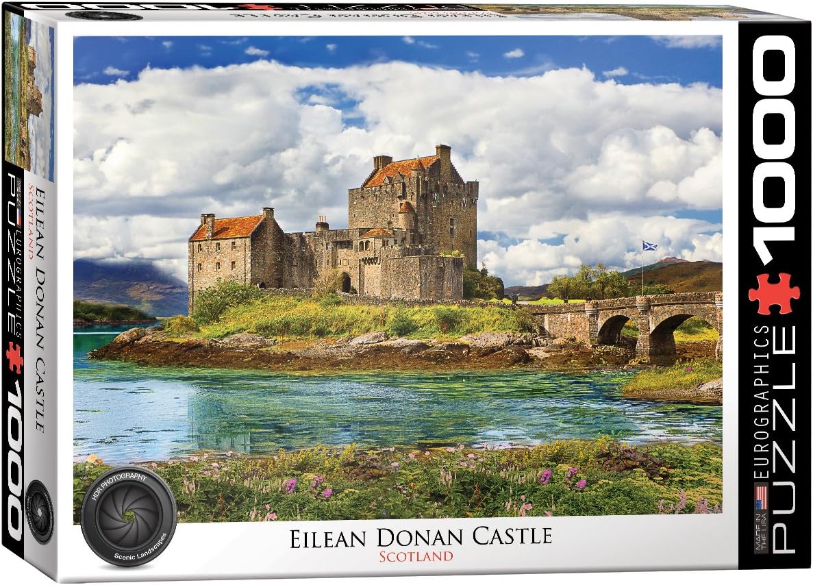 Detalle de Eurographics 1000-Teile Puzzle „Eilean Donan Burg, Schottland“