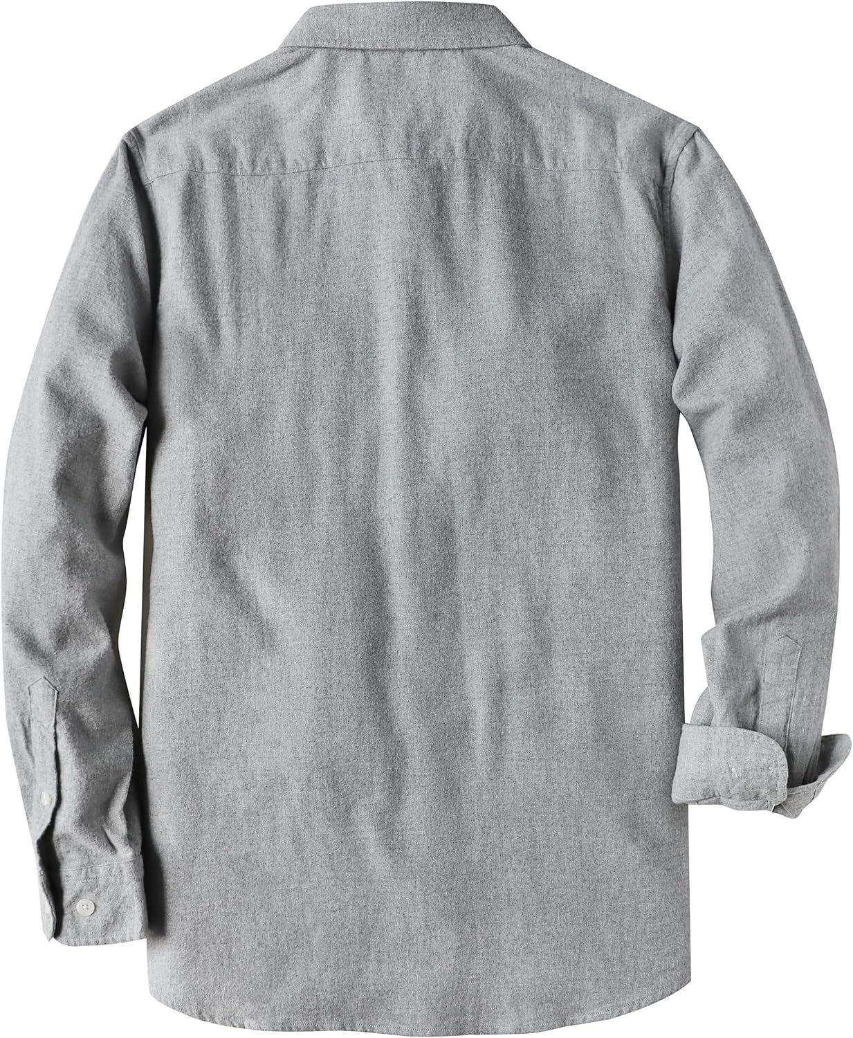 Detalle de Dubinik Flanellhemd Langarm für Herren – 100% Baumwolle, 6 oz, kariert