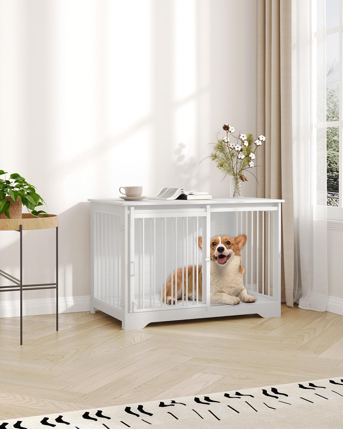 Thumbnail 6 de Hzuaneri Hundekäfig 100 x 60 x 68 cm