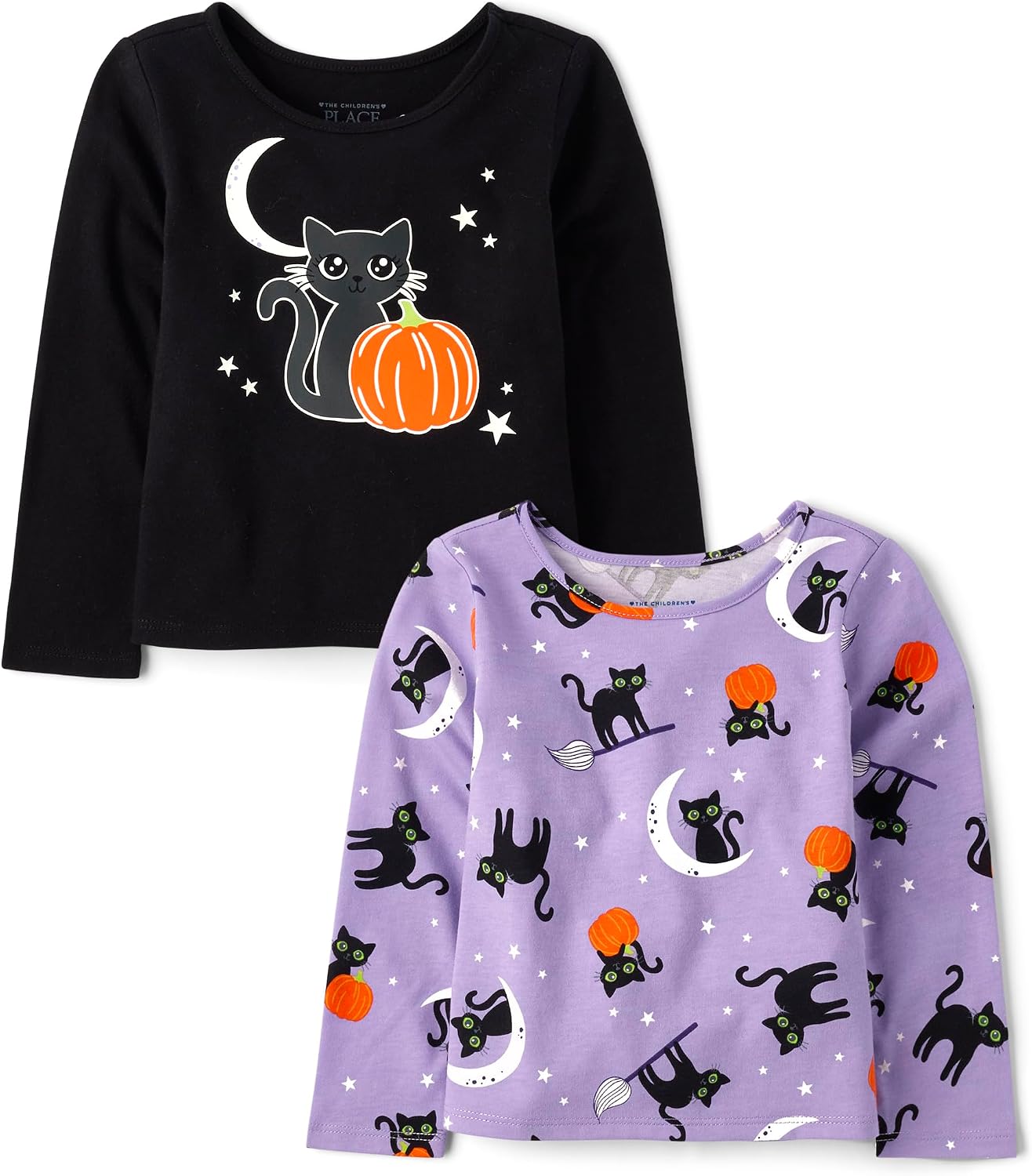Detalle de The Children's Place 3040331 Girls' Long-Sleeve Knit Shirt Multipack
