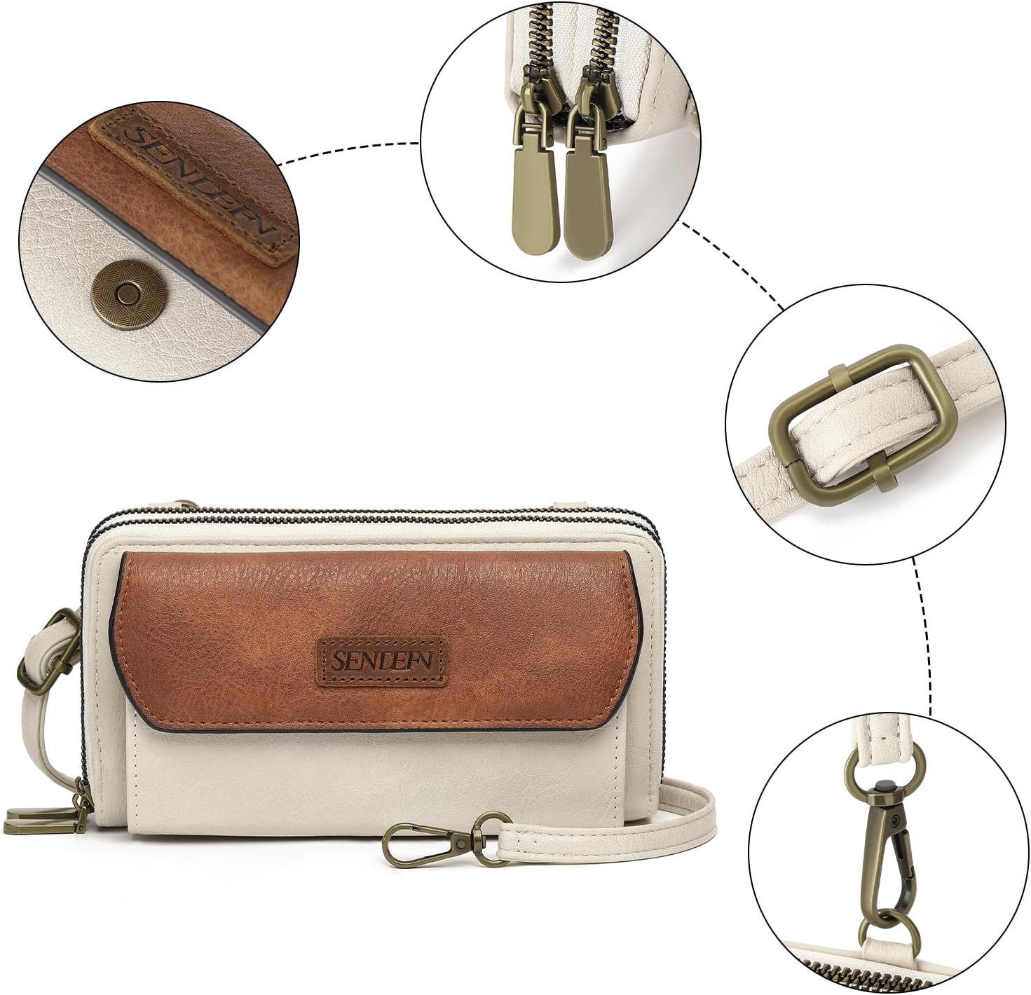Thumbnail 3 de SENDEFN Crossbody Phone Bag for Women