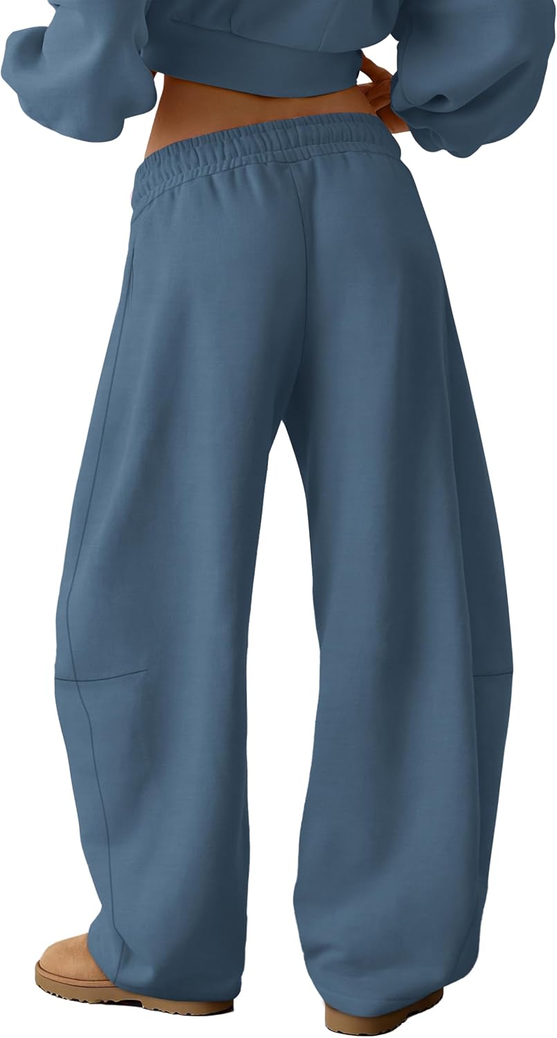 Detalle 2 de JUICICI Women's Barrel Sweatpants, Cotton-Polyester Blend