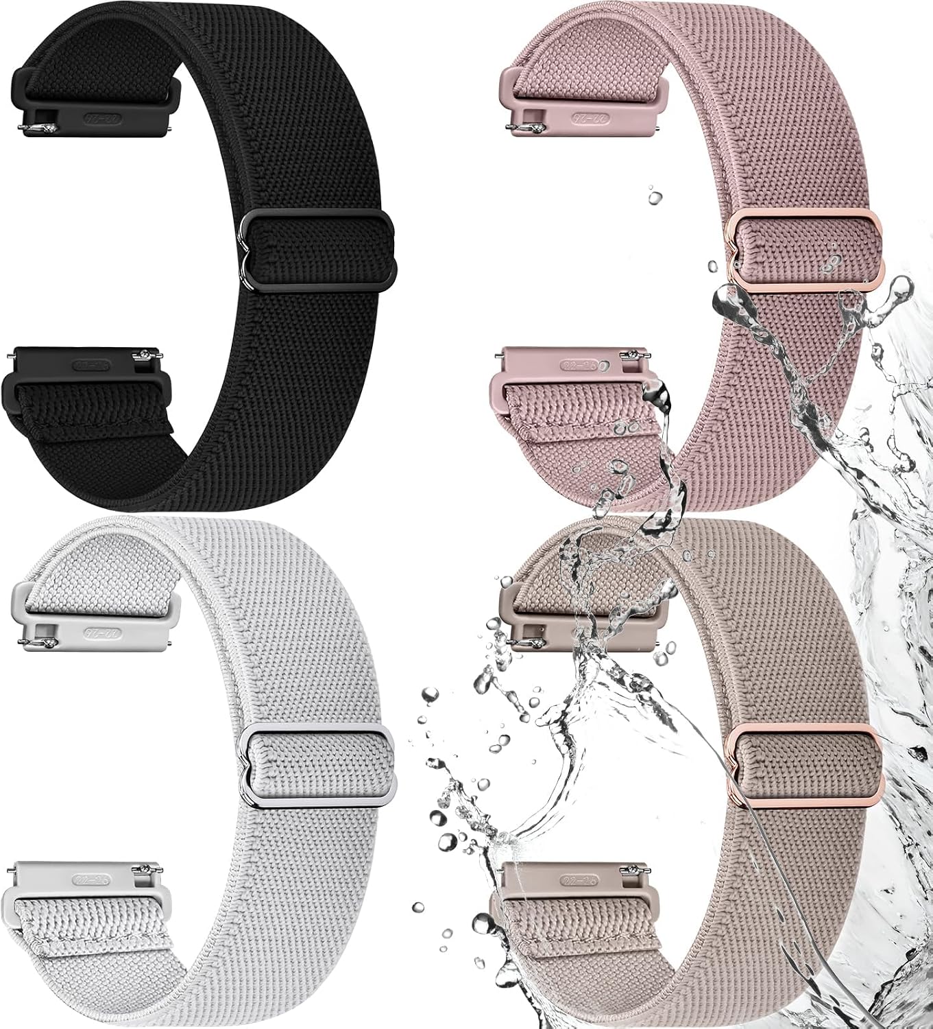 Detalle de Fullmosa Nylon Armband 20mm Wasserabweisend