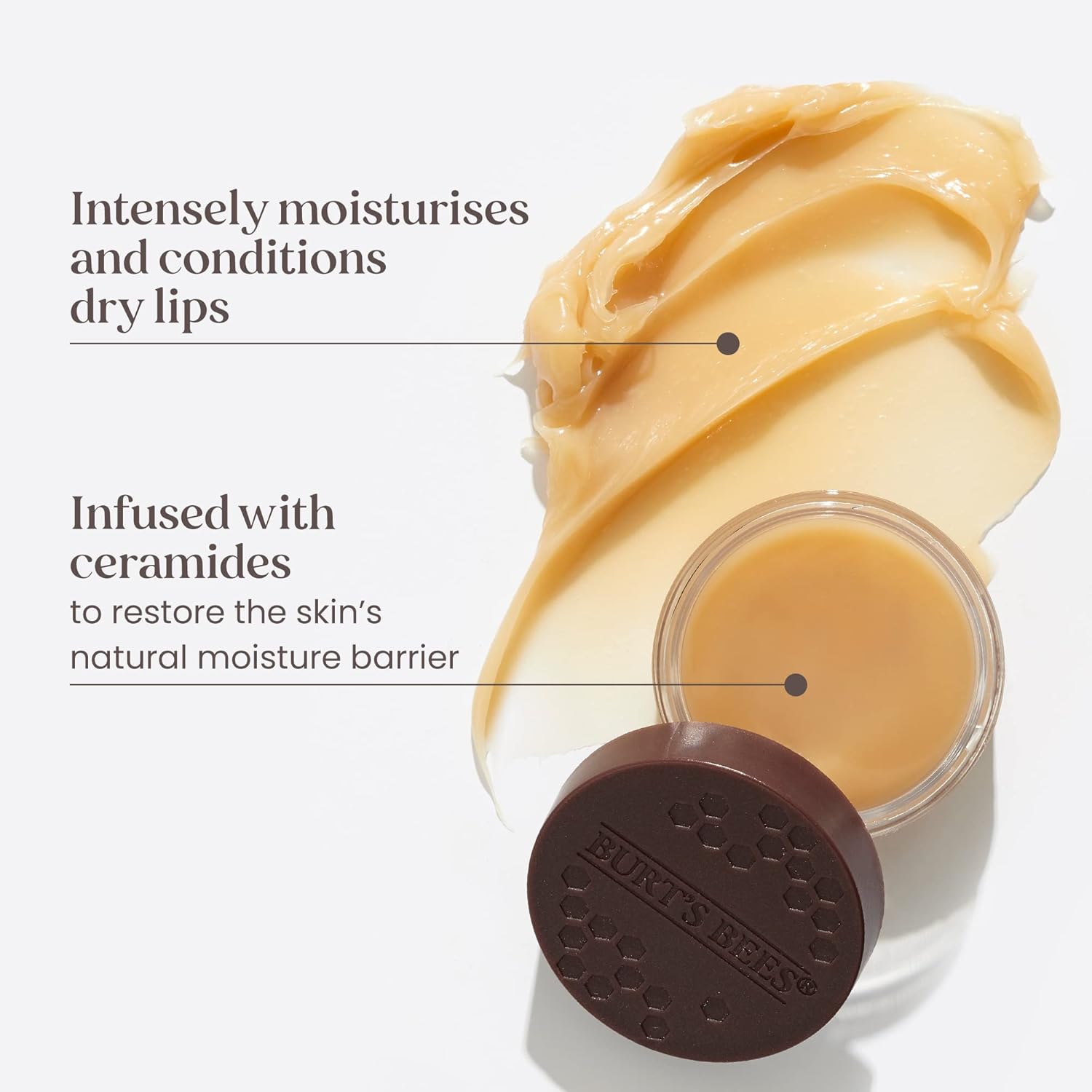 Detalle de Burt's Bees 100% natürlich Intensive Nachtpflege für die Lippen, 20 g
