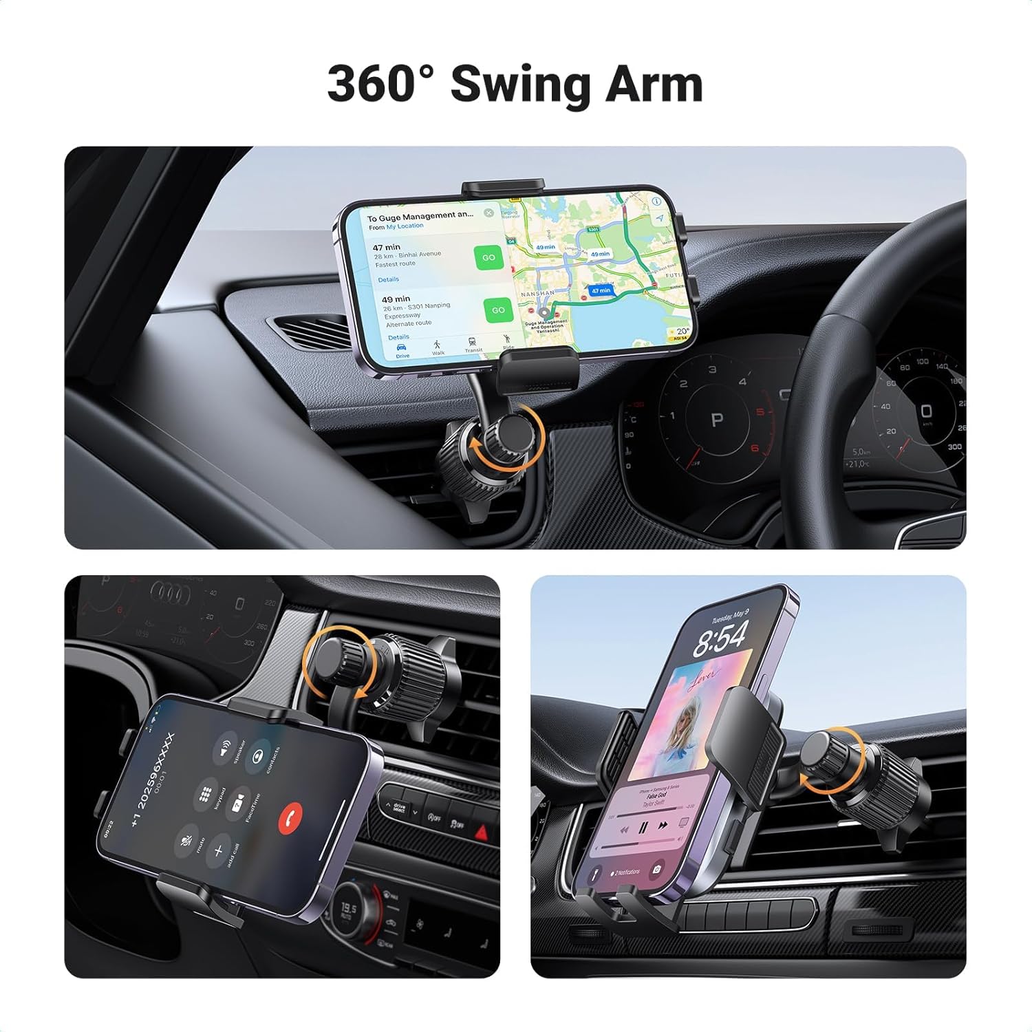 Detalle de UGREEN Handyhalterung Auto 360° für Lüftung