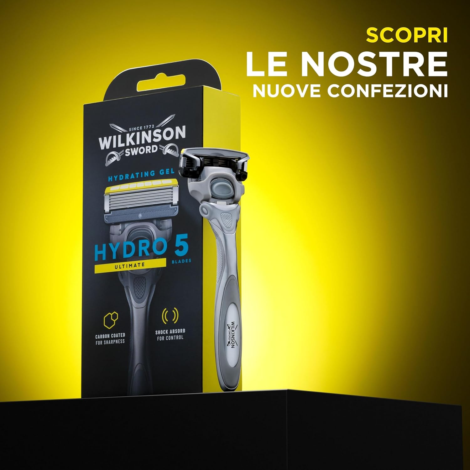Thumbnail 1 de Wilkinson Sword Hydro 5 Ultimate Confezione: rasatura di livello con 1 rasoio e 4 lame di ricambio