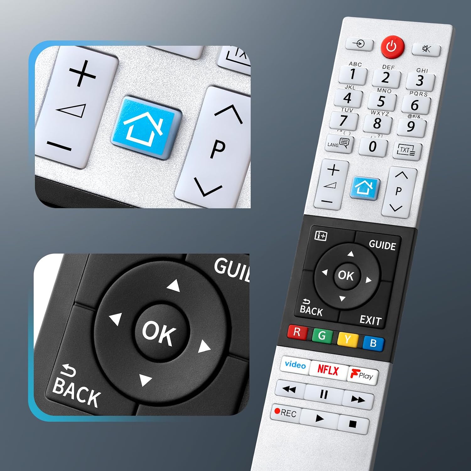 Thumbnail 5 de CT-8541 Toshiba TV Remote Control – Universal Replacement for CT-8527, CT-8533, CT-8543, CT-8561, CT-8567, CT-8568