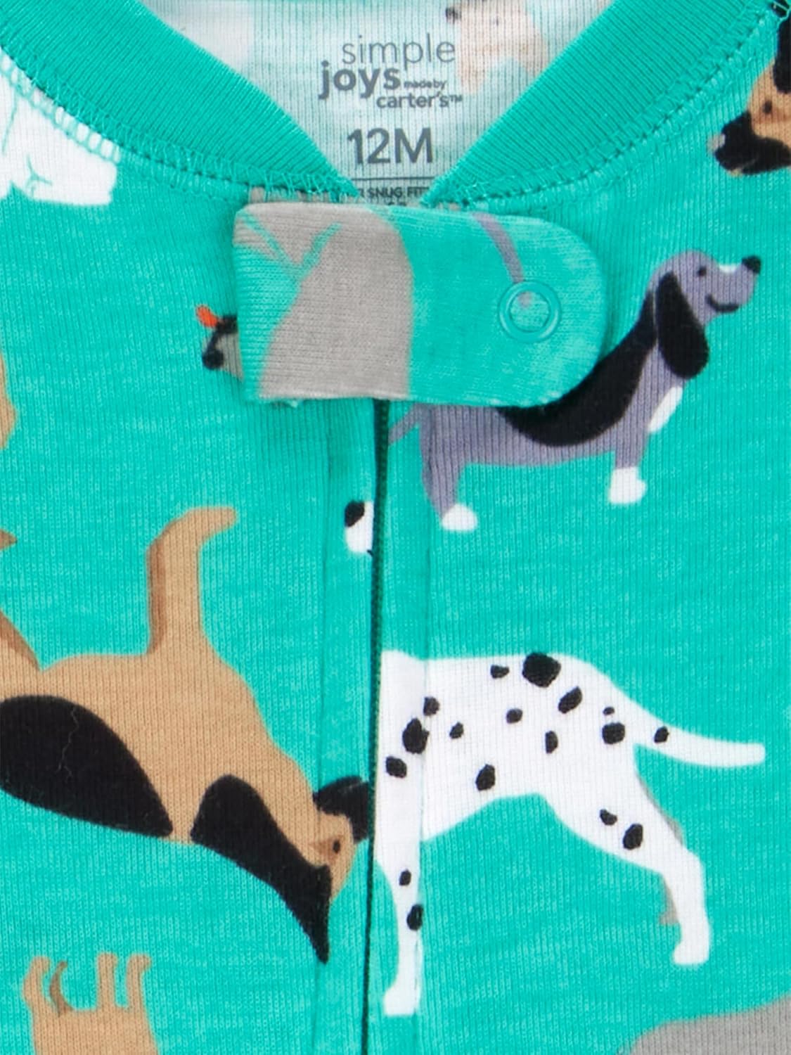 Detalle de Simple Joys by Carter's: 3-Pack Snug Fit Footless Cotton Pajamas for Baby Boys
