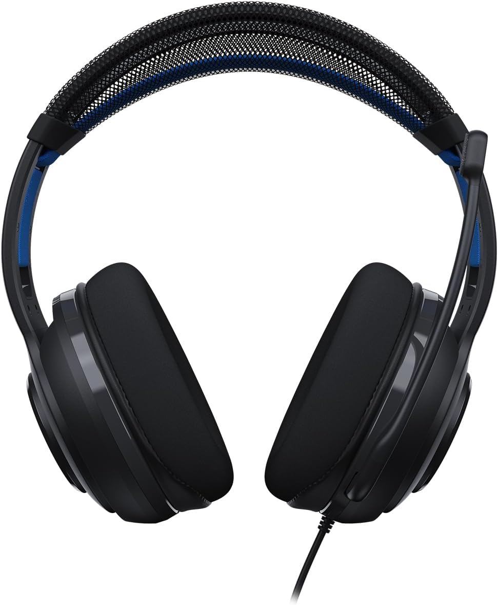 Detalle de Turtle Beach Atlas 200 cuffie da gioco cablate nere per PlayStation con driver Nanoclear da 50 mm