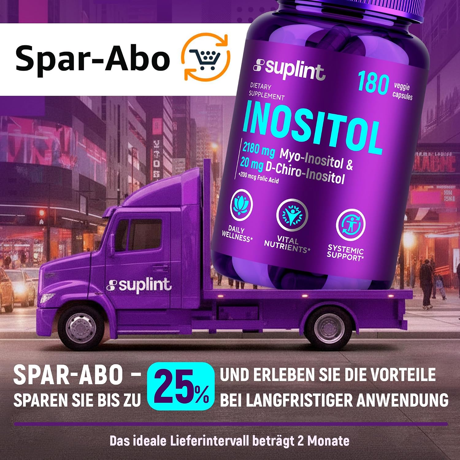 Thumbnail 3 de Inositol Komplex 2200 mg Kapseln