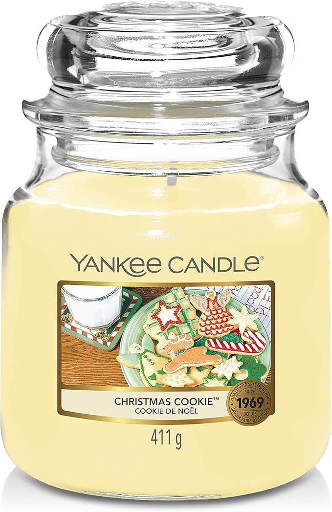 Detalle de Yankee Candle Vela Media Galletas Navidad 🕯