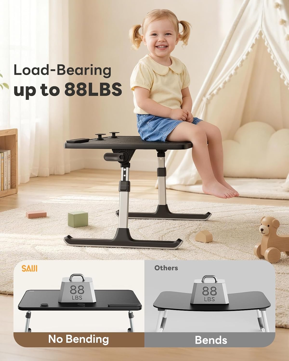 Thumbnail 3 de SAIJI Adjustable Laptop Desk
