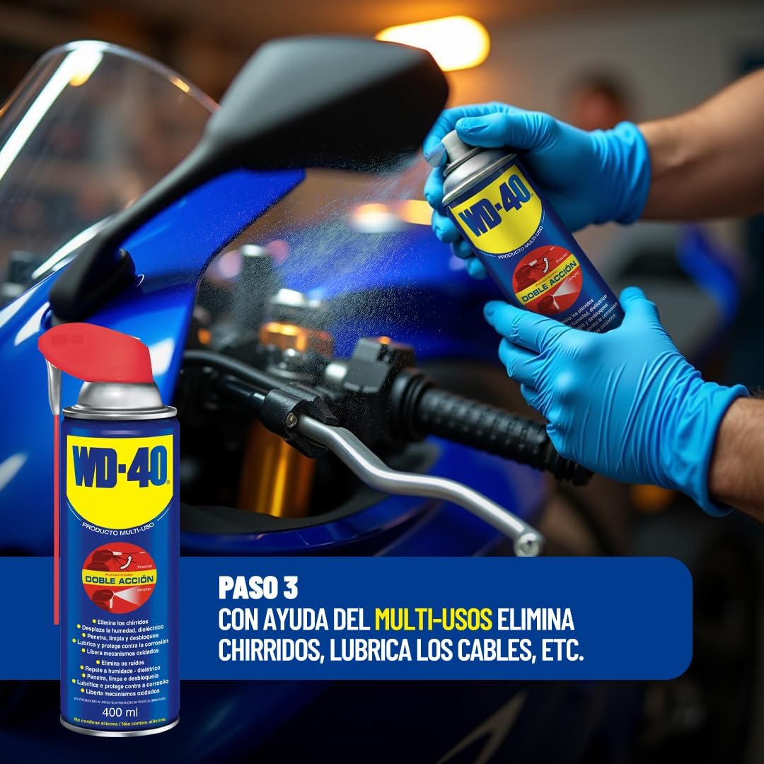 Thumbnail 5 de WD-40 Specialist Motorbike Kit Mantenimiento 400 ml