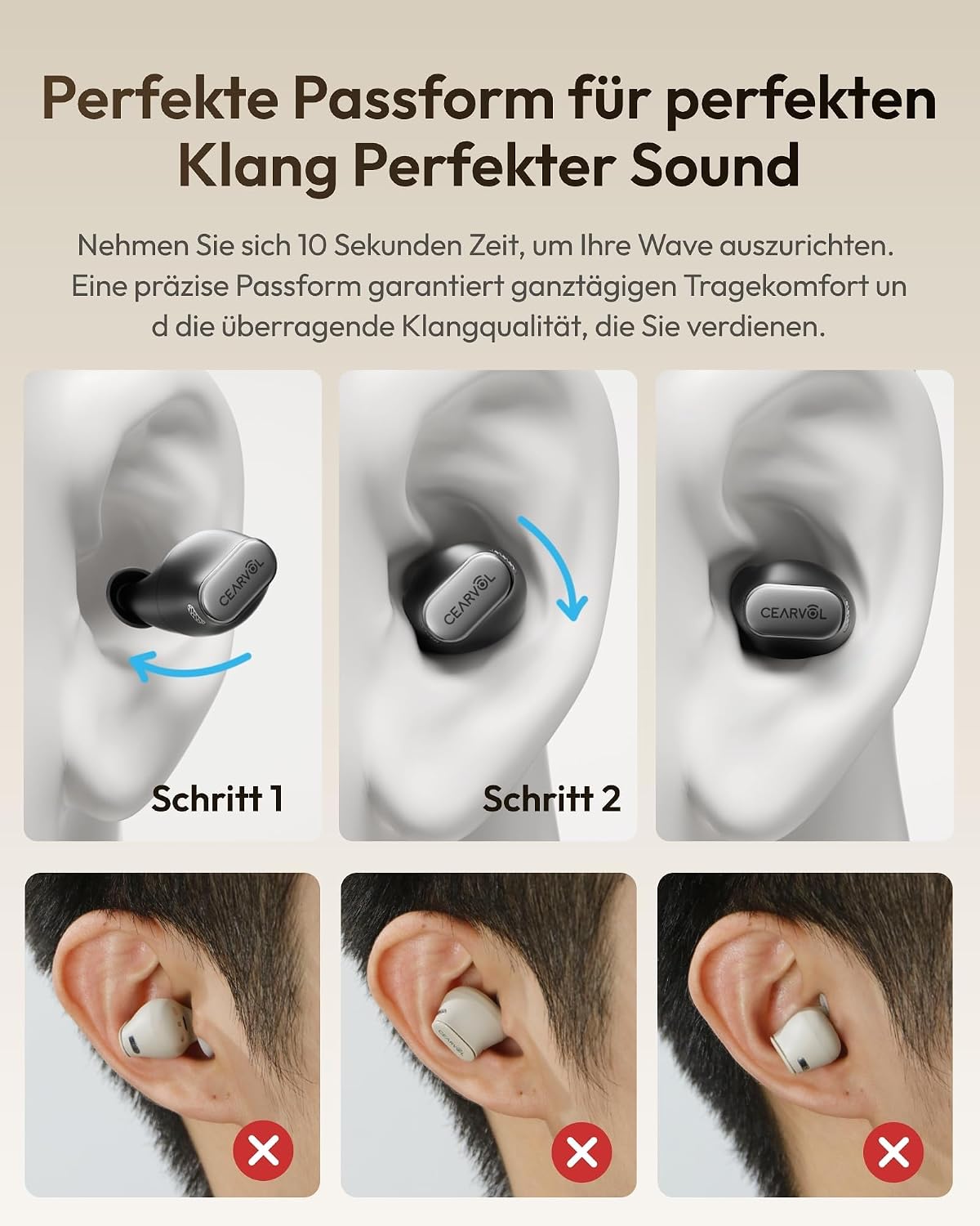Detalle 2 de Wave Smart Sound-Verstärker mit Touchscreen-Ladecase – NeuroFlow AI 2.0
