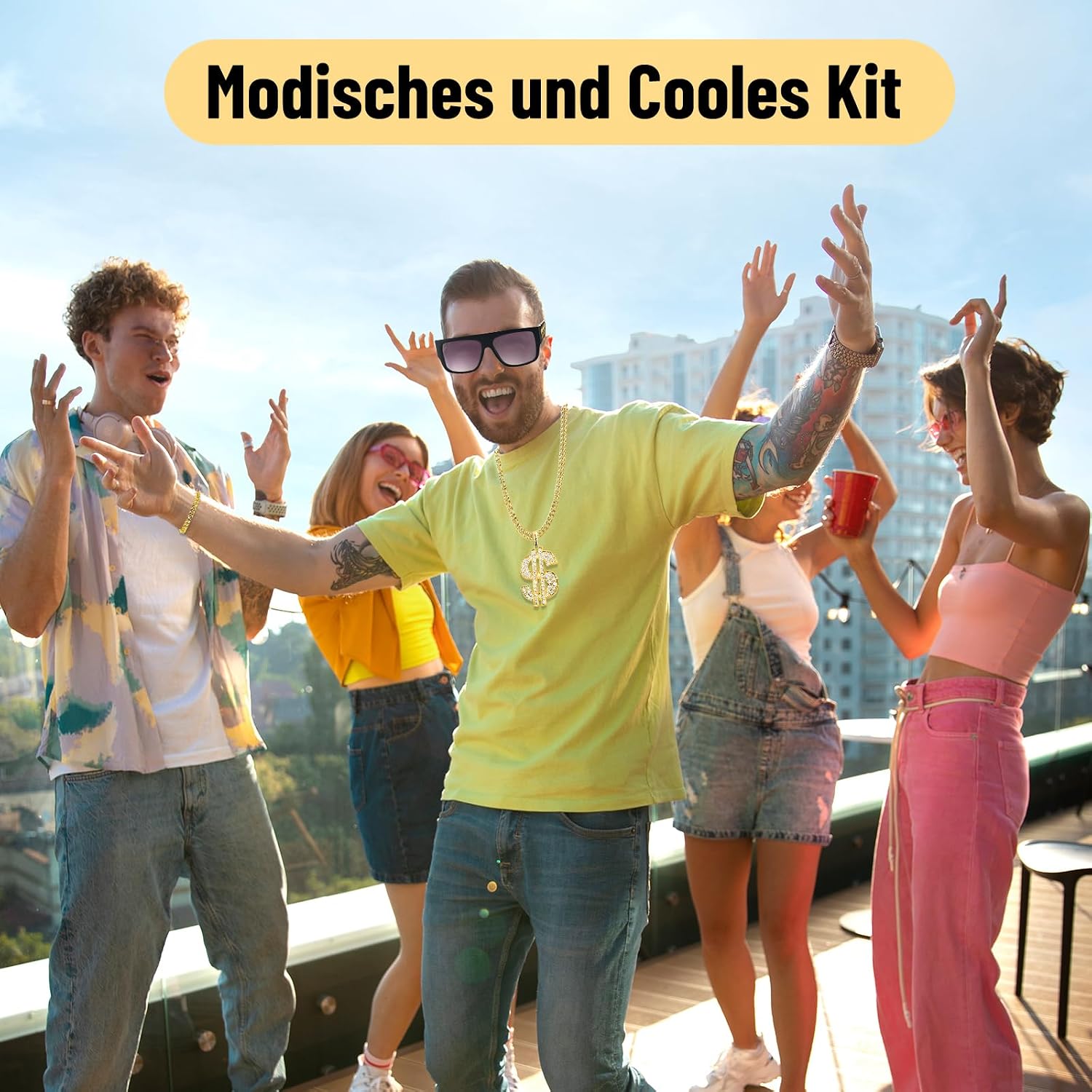 Thumbnail 6 de GOLDGE Zuhälter Kostüm 6-teilig