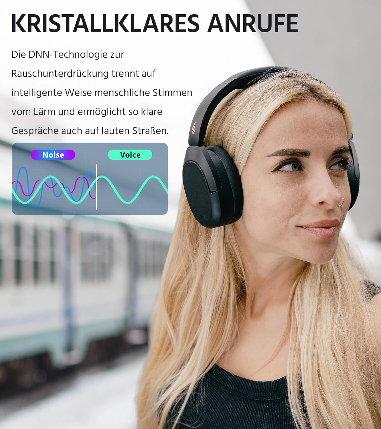 Thumbnail 5 de Edifier W830NB Over Ear Kopfhörer 94 Std.